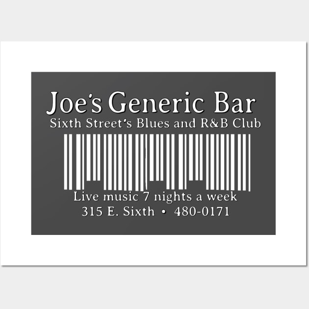 Joe's Generic Bar Wall Art by YesterCool